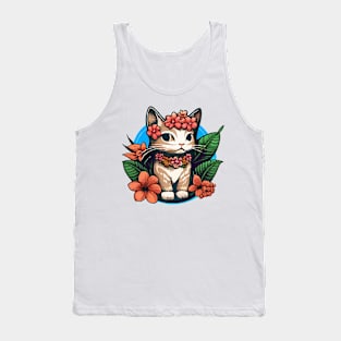 Hawaii Vibes Kitty Tank Top